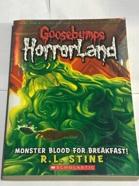 Monster Blood for Breakfast #3 Goosebumps Horrorland 1st Print R L Stine Book